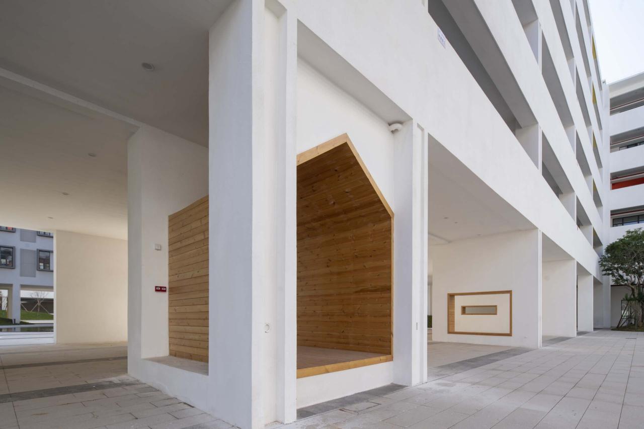 BIM建筑|南海桂城金桂高中 / 竖梁社