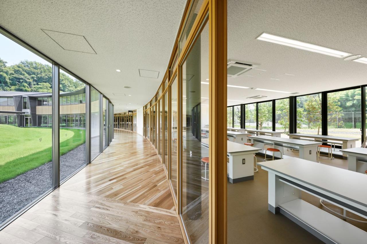 BIM建筑|爱光学园 / 大成建设