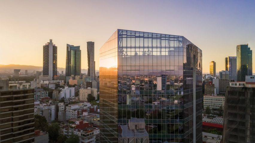 BIM建筑|墨西哥西梅特重建地震损毁的办公大楼