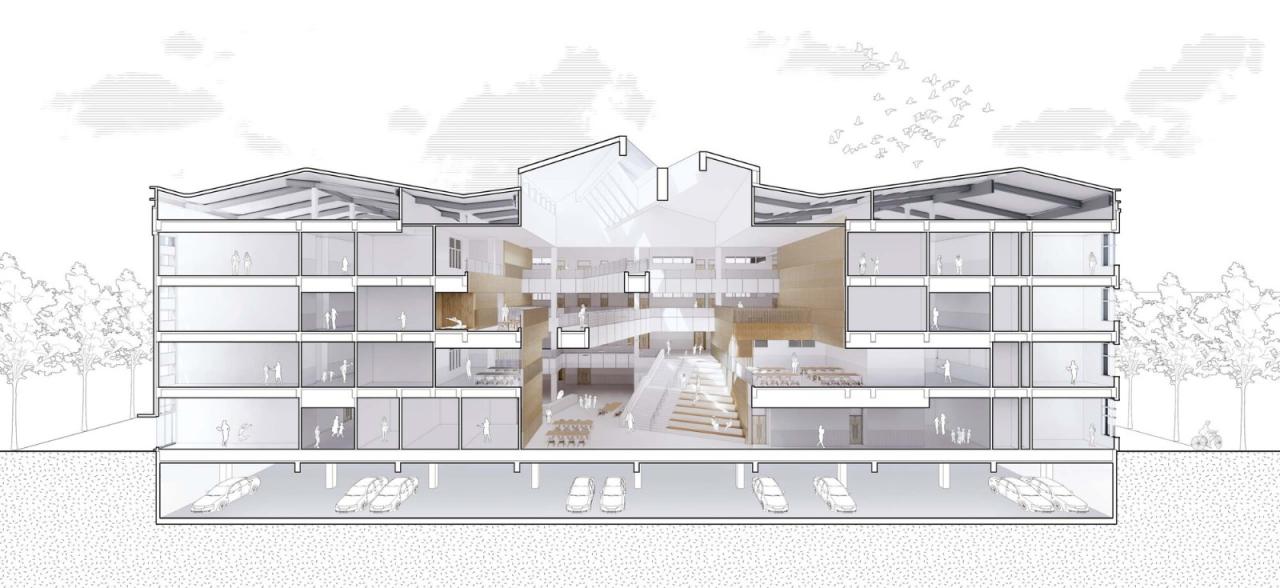 BIM建筑|南京中华中学雨花校区 / 东南大学建筑设计研究院