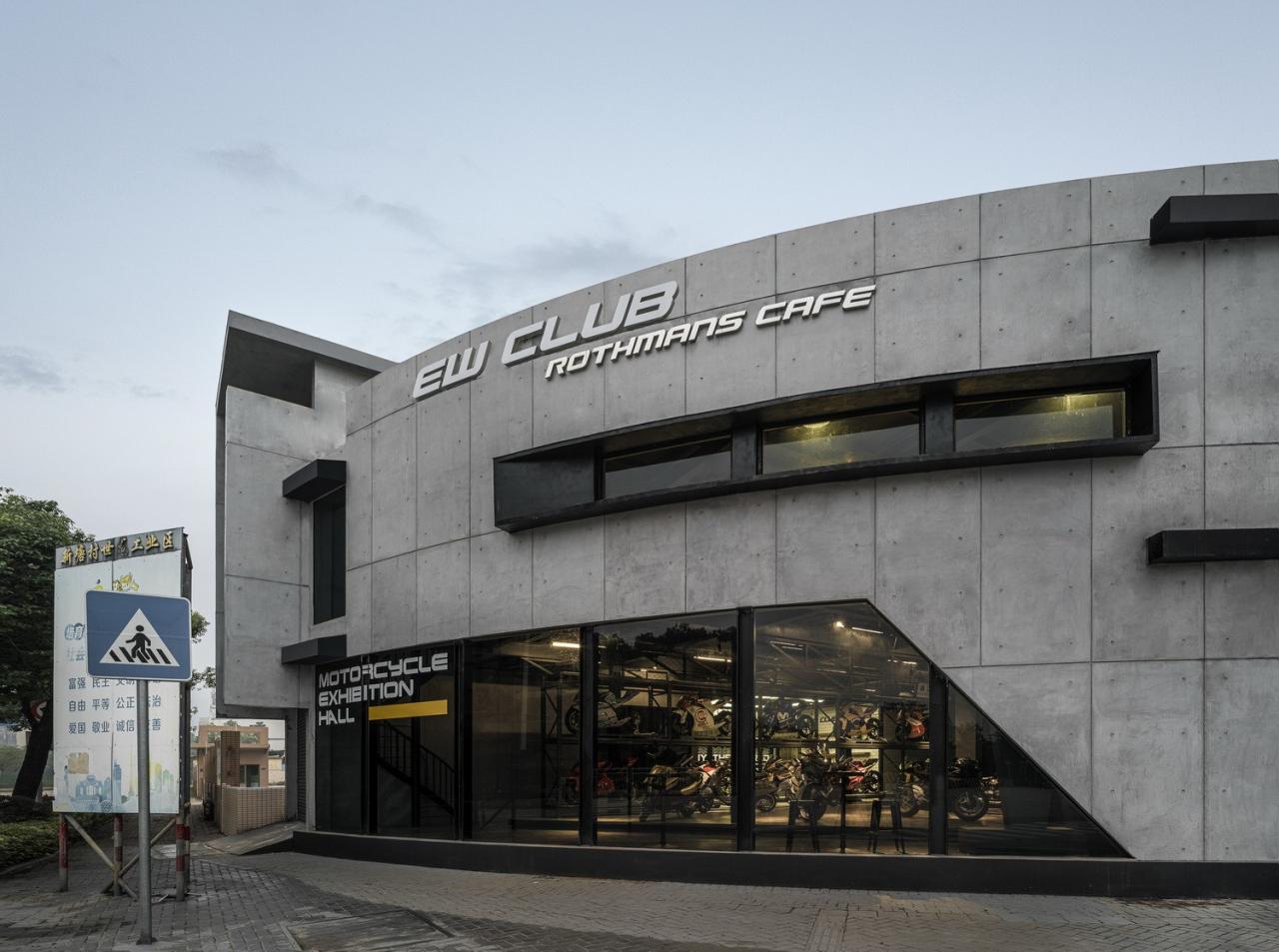 BIM建筑|机器与隐喻的诗学：顺德EW机车展厅 / SN-A超然建筑