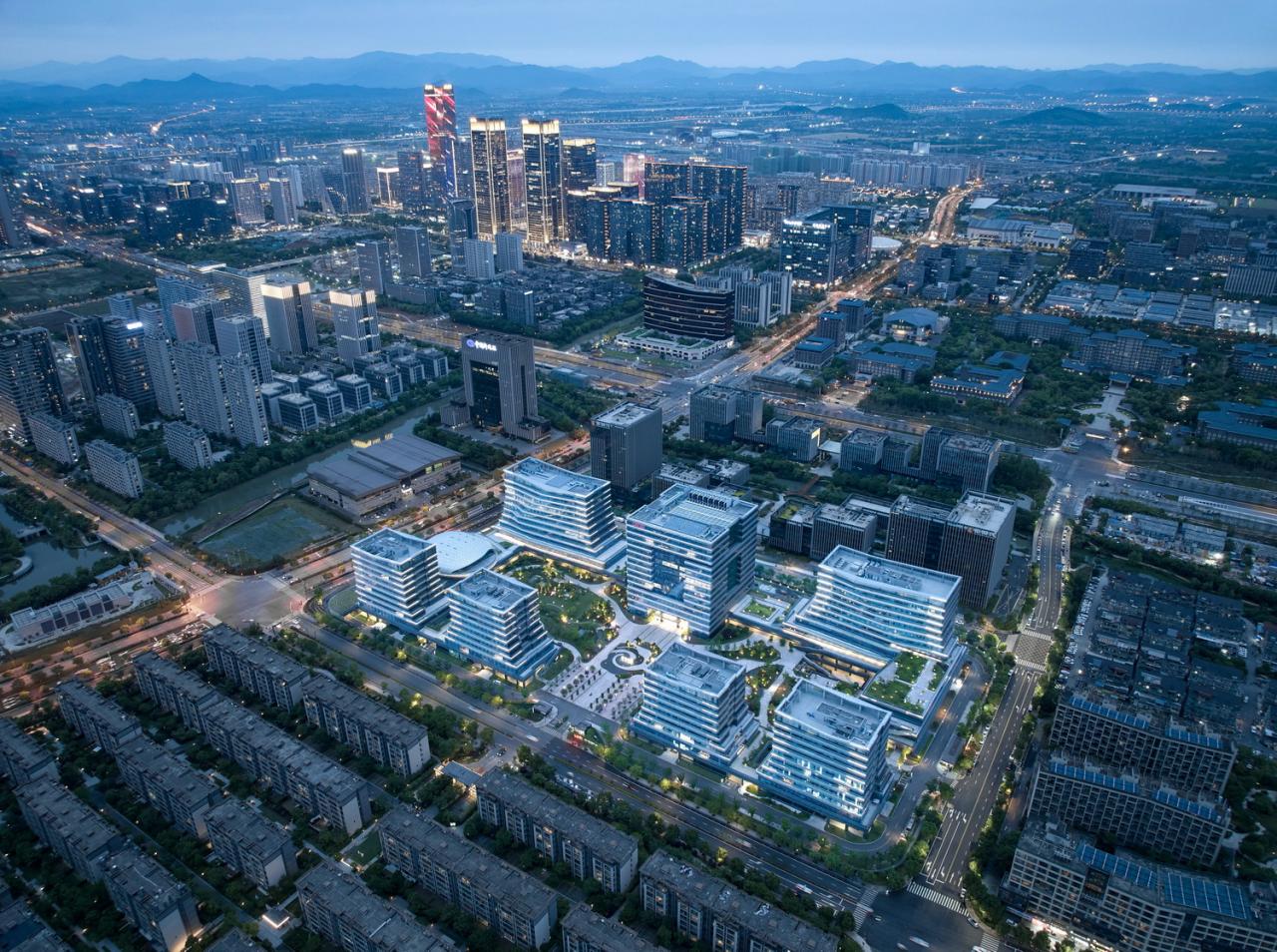 BIM建筑|科创办公：中电海康集团总部 / 中国联合工程有限公司