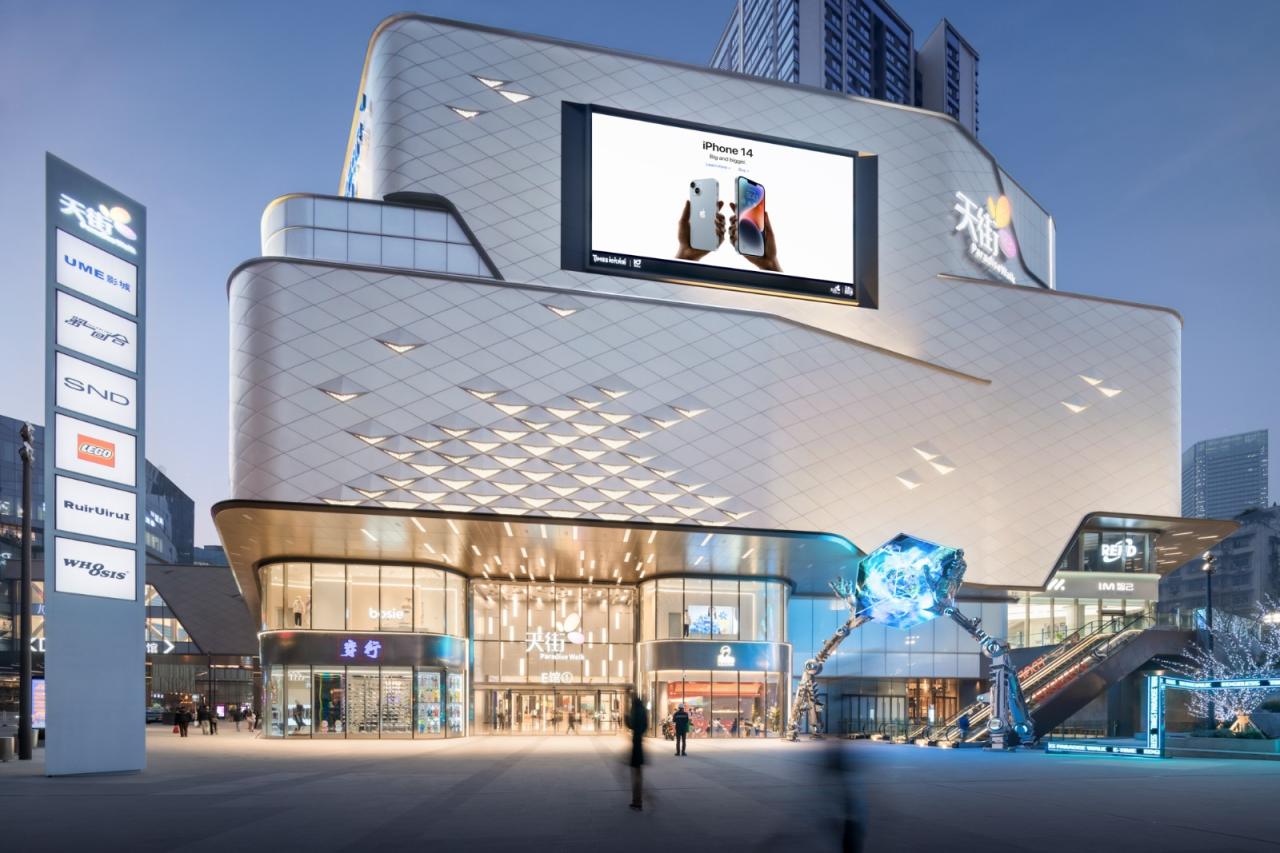 BIM建筑|十年筑造，一座天街一座城：重庆龙湖时代天街E馆 / 成执设计