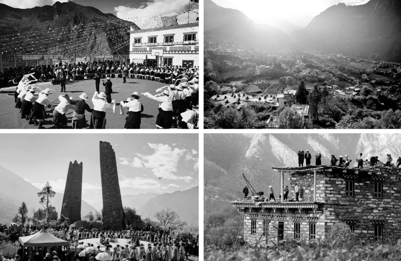 BIM建筑|藏碉石韵：四川省甘孜州丹巴县莫洛村文化综合体建筑设计 / 外行建筑