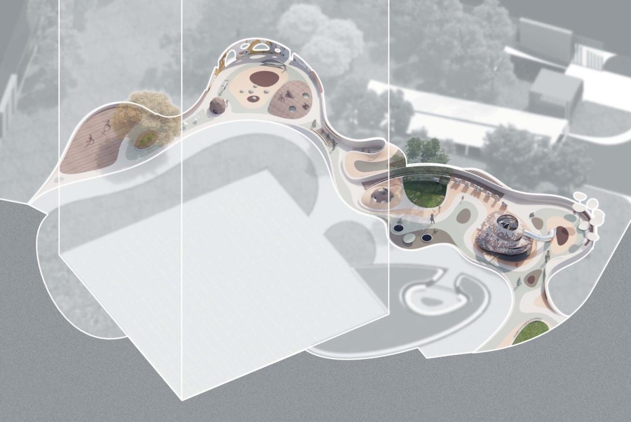 BIM建筑|丛林星球 · 回归自然大地的儿童空间 / 喜随设计