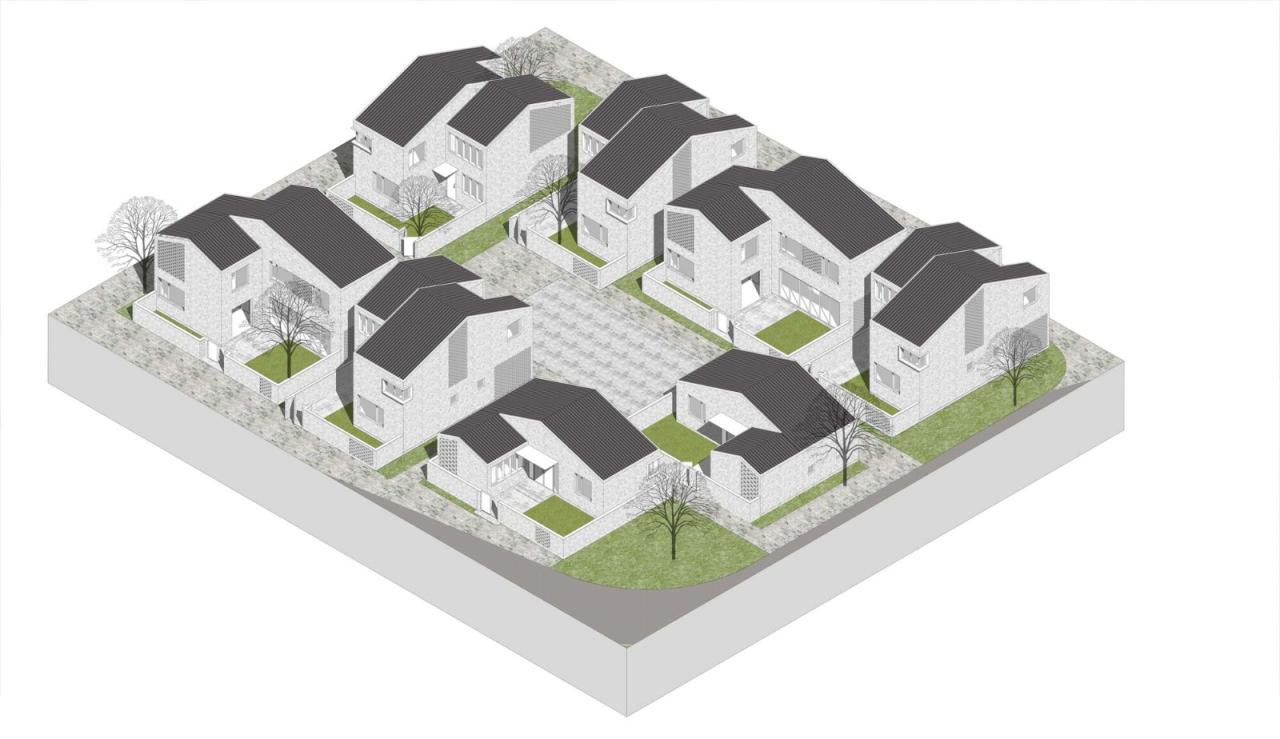 BIM建筑|阜宁县益林镇穆沟村新型社区 / 南大设计院周凌工作室