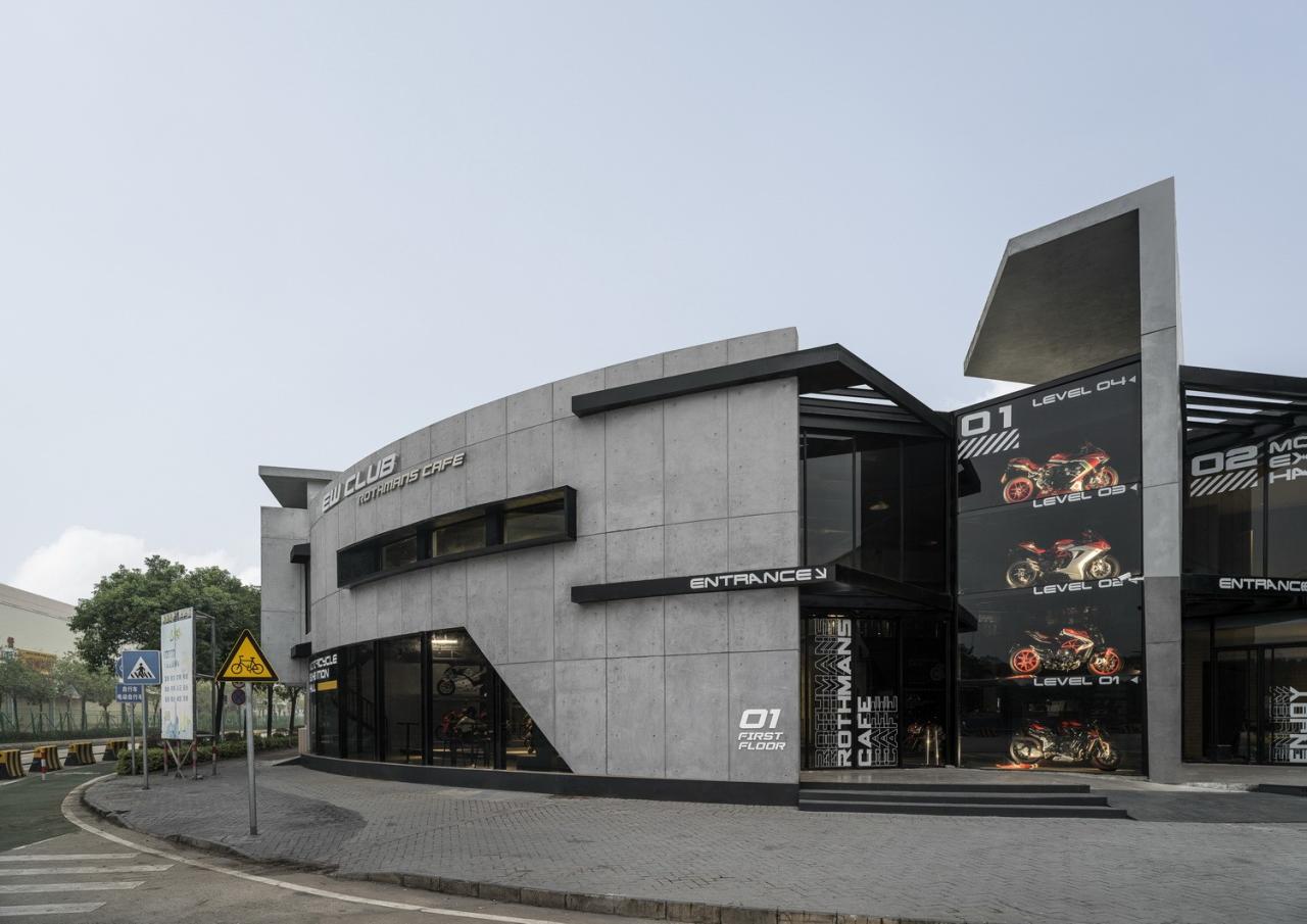 BIM建筑|机器与隐喻的诗学：顺德EW机车展厅 / SN-A超然建筑