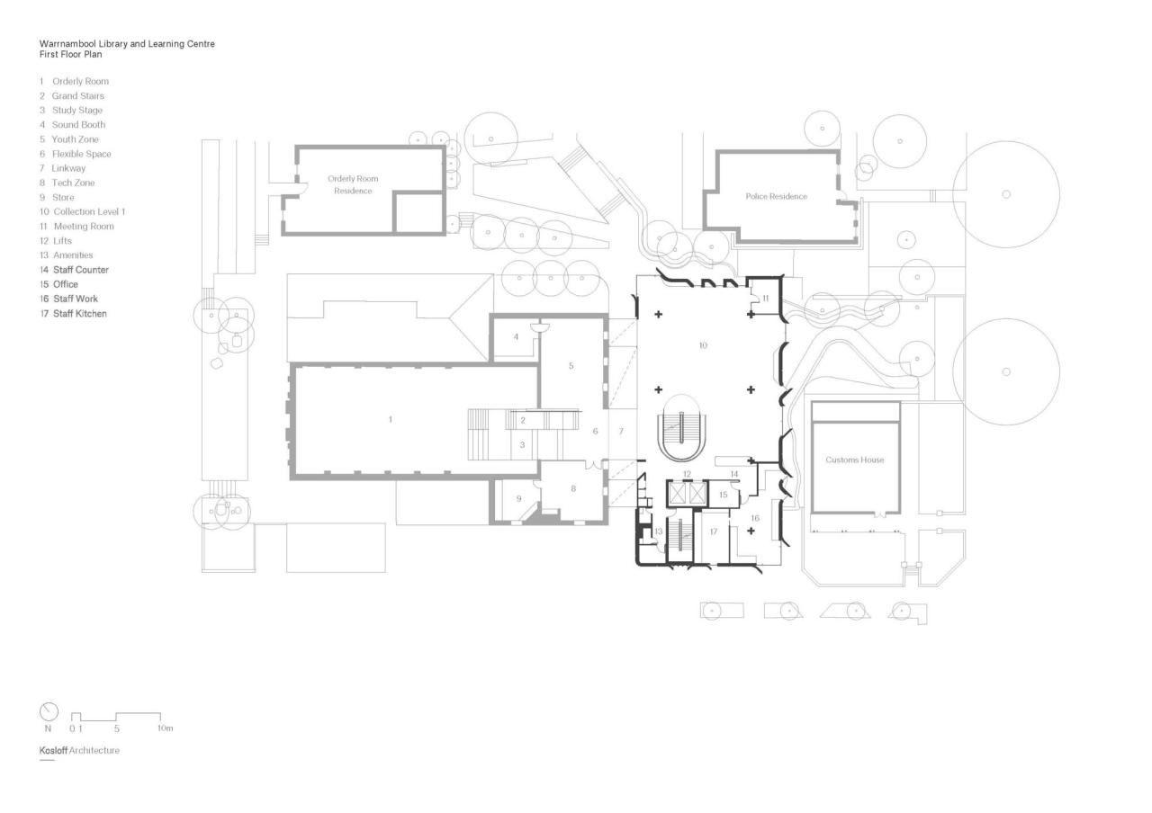 BIM建筑|瓦南布尔图书馆与学习中心 / Kosloff Architecture