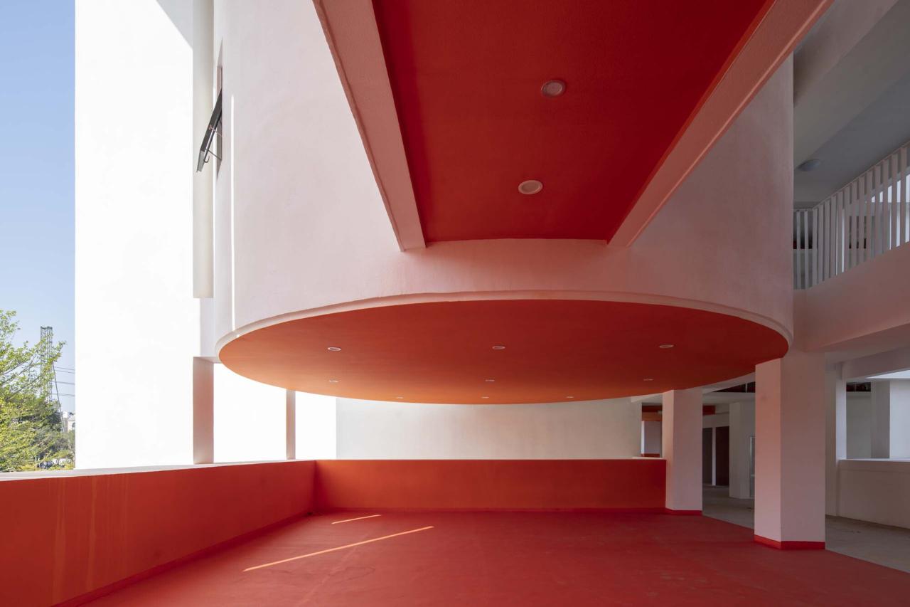 BIM建筑|南海桂城金桂高中 / 竖梁社