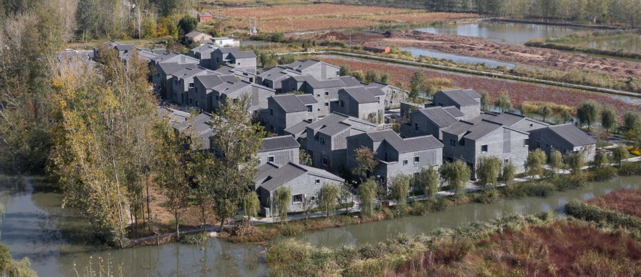 BIM建筑|阜宁县益林镇穆沟村新型社区 / 南大设计院周凌工作室