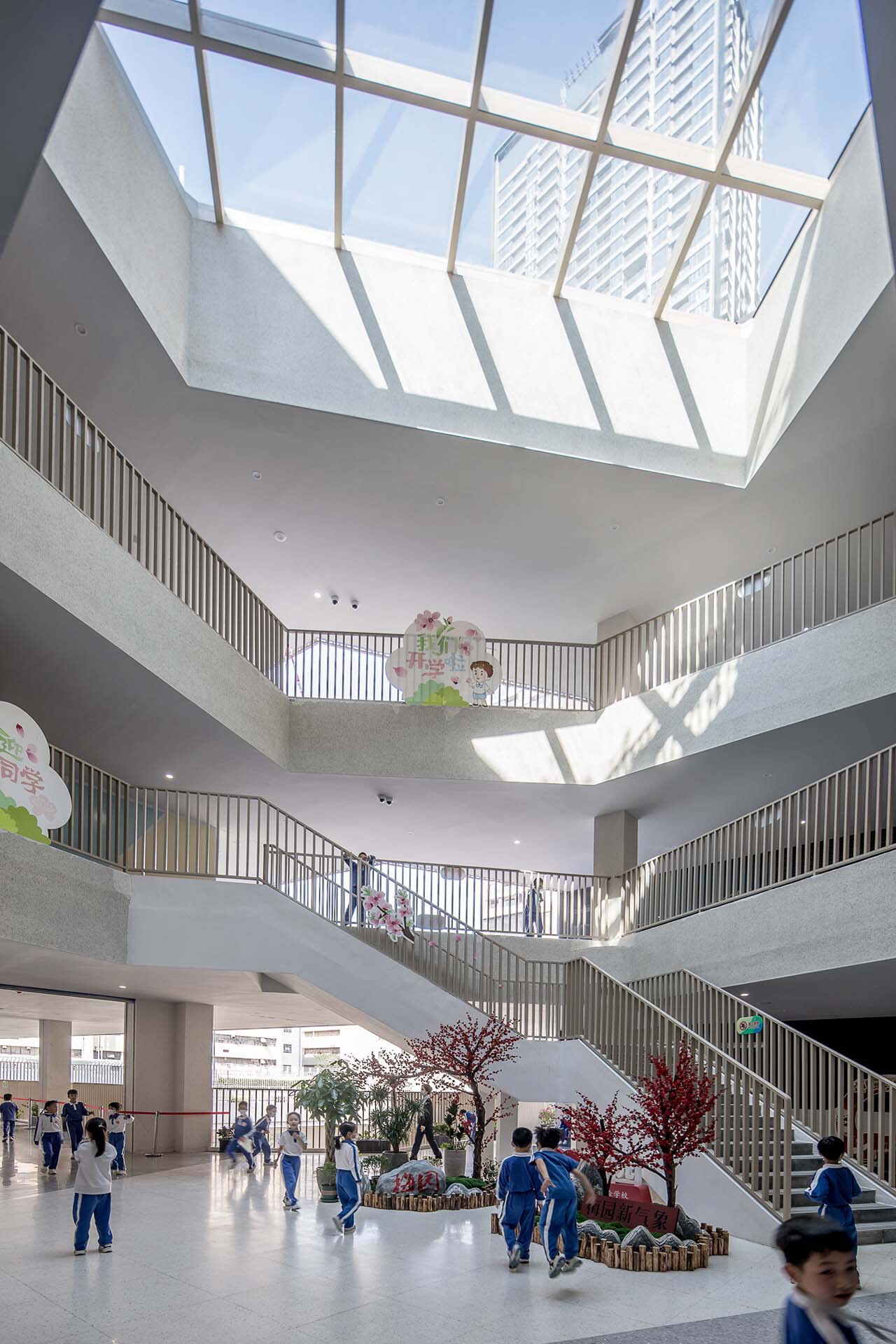 BIM建筑|桃园小学 / 立方建筑设计