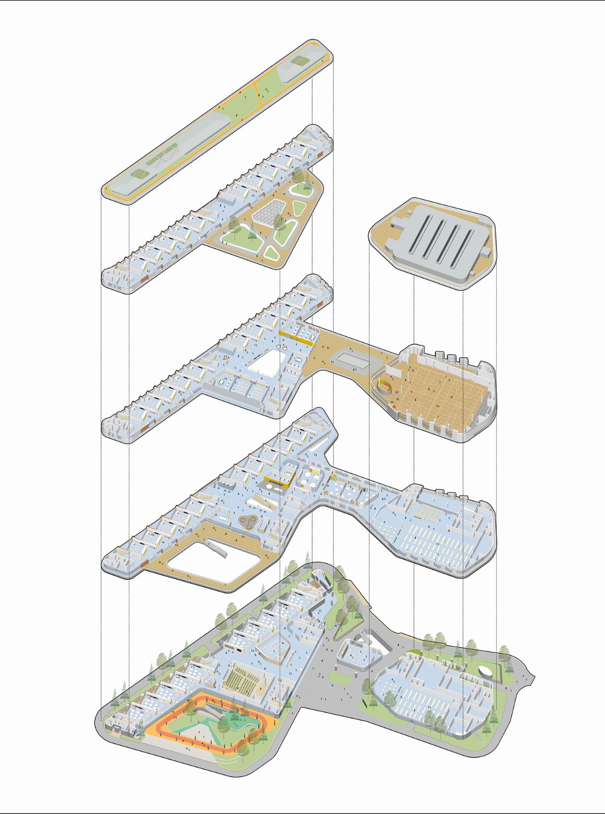 BIM建筑|对话童心，天性乐园：杭州江南实验学校教育集团江晖小学 / 浙江大学建筑设计研究院