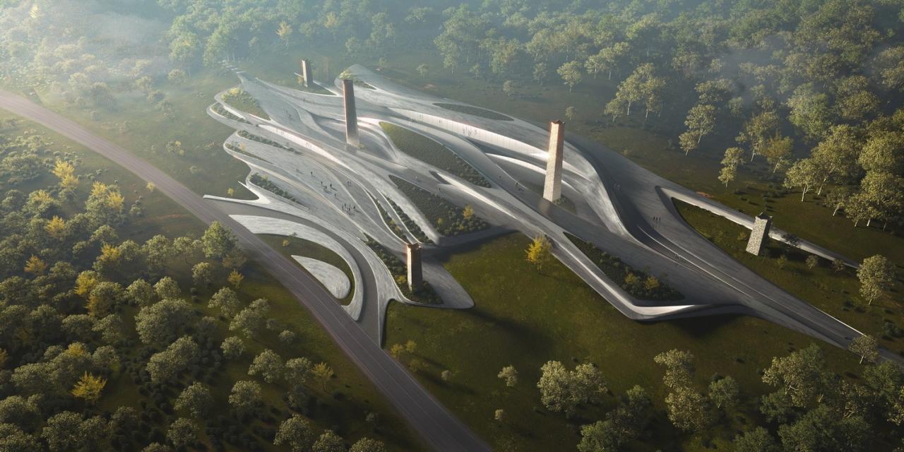 BIM建筑|藏碉石韵：四川省甘孜州丹巴县莫洛村文化综合体建筑设计 / 外行建筑