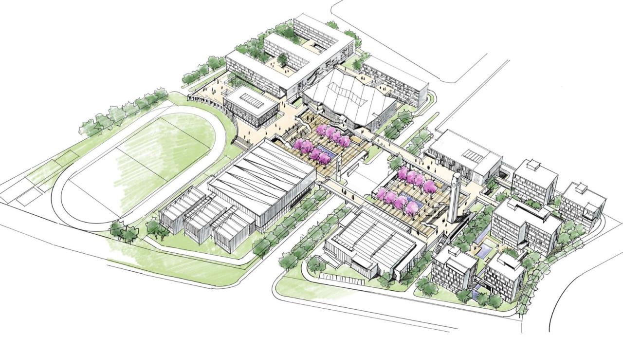 BIM建筑|南京中华中学雨花校区 / 东南大学建筑设计研究院