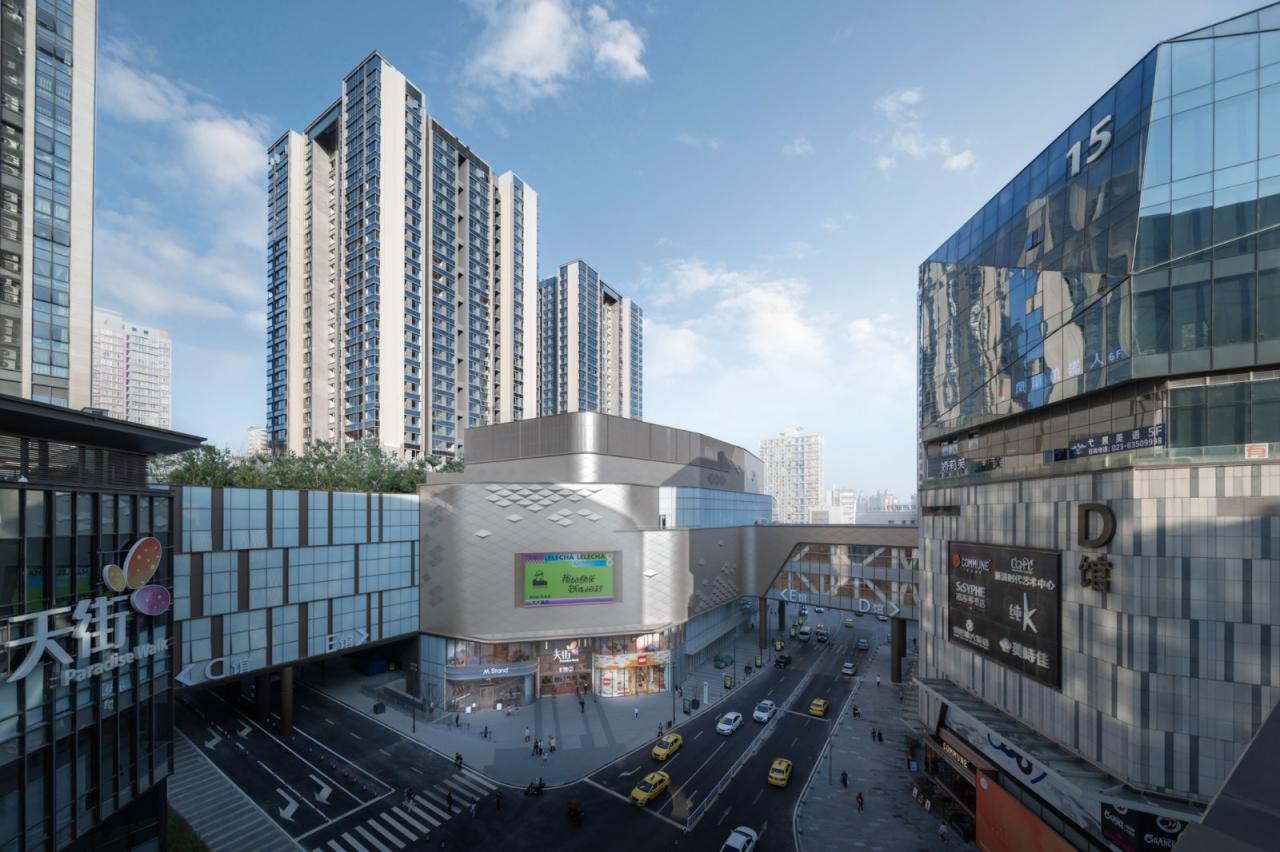 BIM建筑|十年筑造，一座天街一座城：重庆龙湖时代天街E馆 / 成执设计