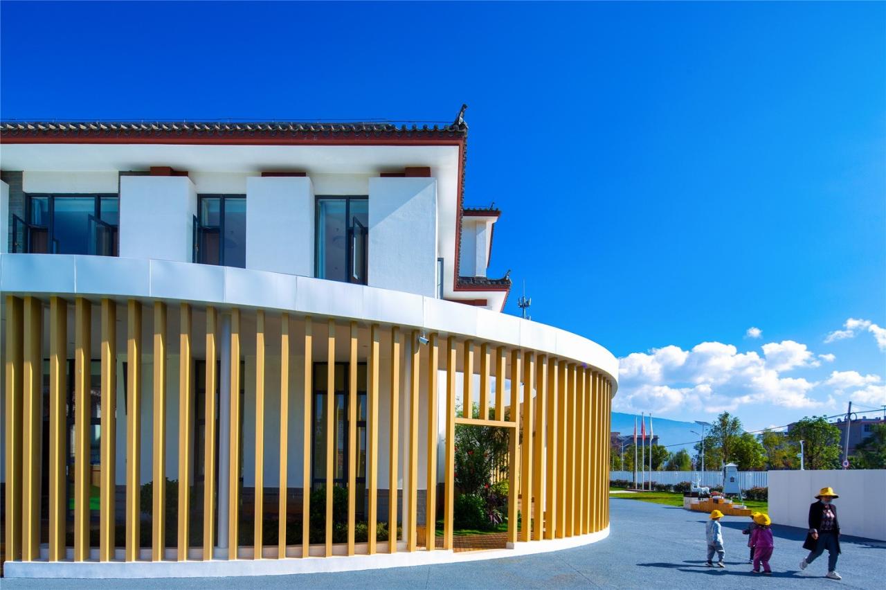 BIM建筑|校园更新之“藏宝盒”重生记：云南玉溪悦畔田园幼儿园 / 上海思序建筑规划设计有限公司