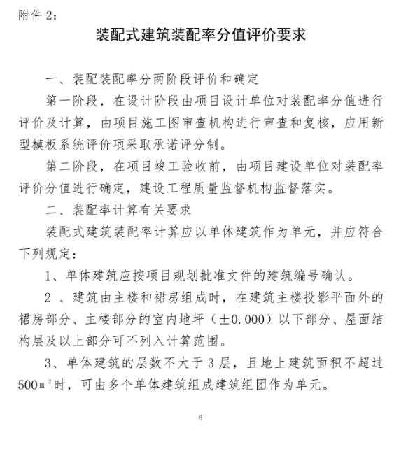装配式政策|安徽│《蚌埠市装配式建筑装配率计算方法（2022版）》印发