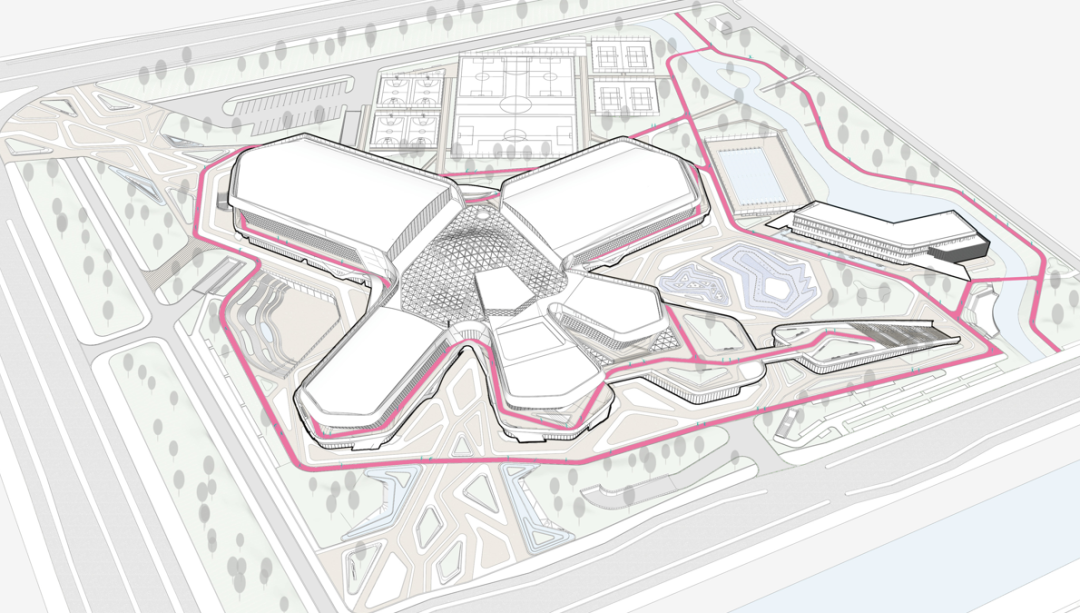 BIM建筑|体育运动催化城市生活：桐乡市全民健身中心暨李宁体育园 / PTD柏涛设计