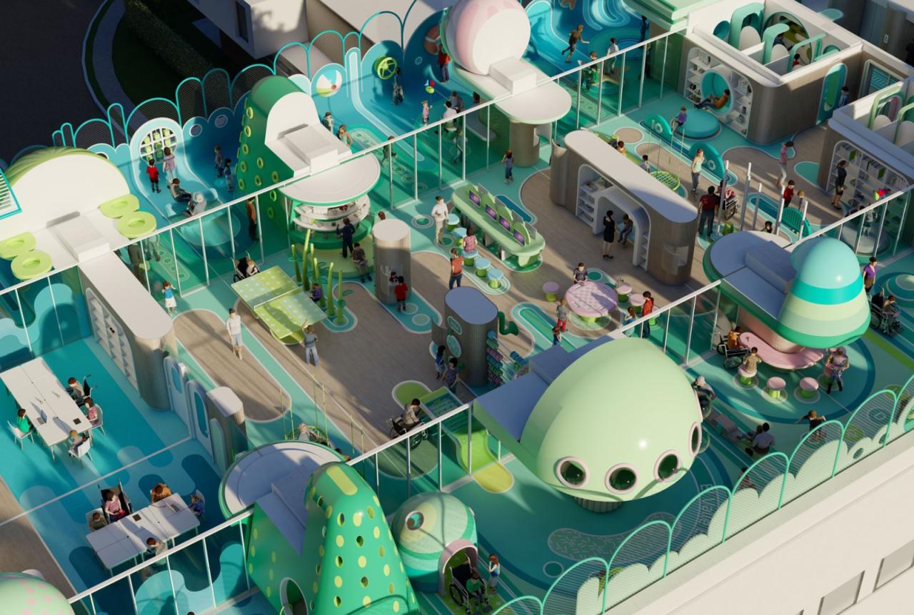 BIM建筑|癌症儿童的魔法谷 / 佰筑设计