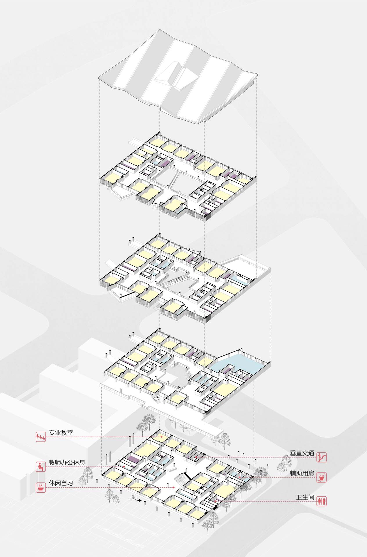 BIM建筑|南京中华中学雨花校区 / 东南大学建筑设计研究院