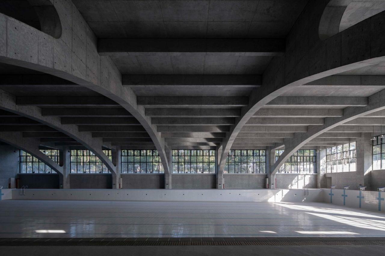 BIM建筑|南海桂城金桂高中 / 竖梁社