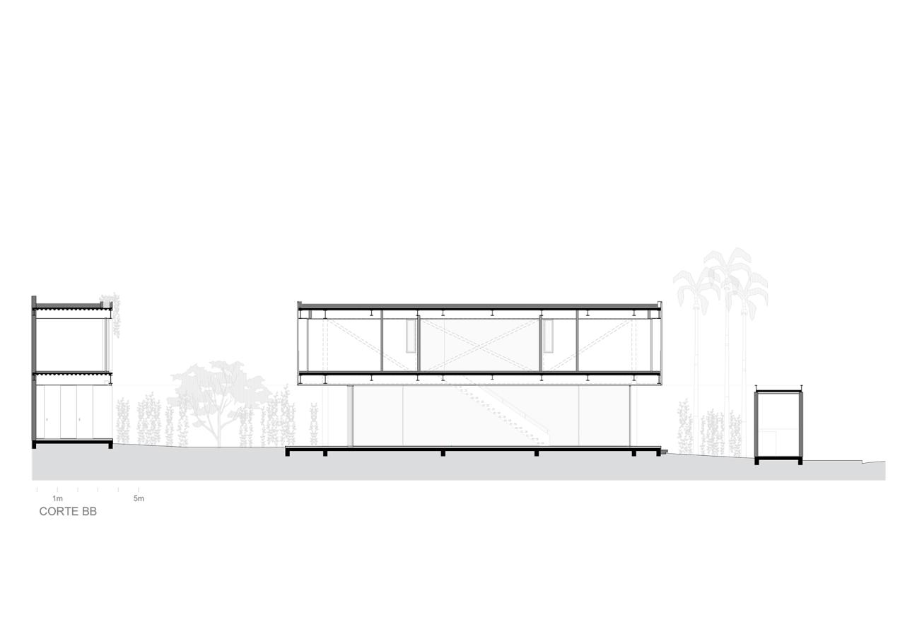 BIM建筑|桁架住宅 / Terra Capobianco + Galeria Arquitetos