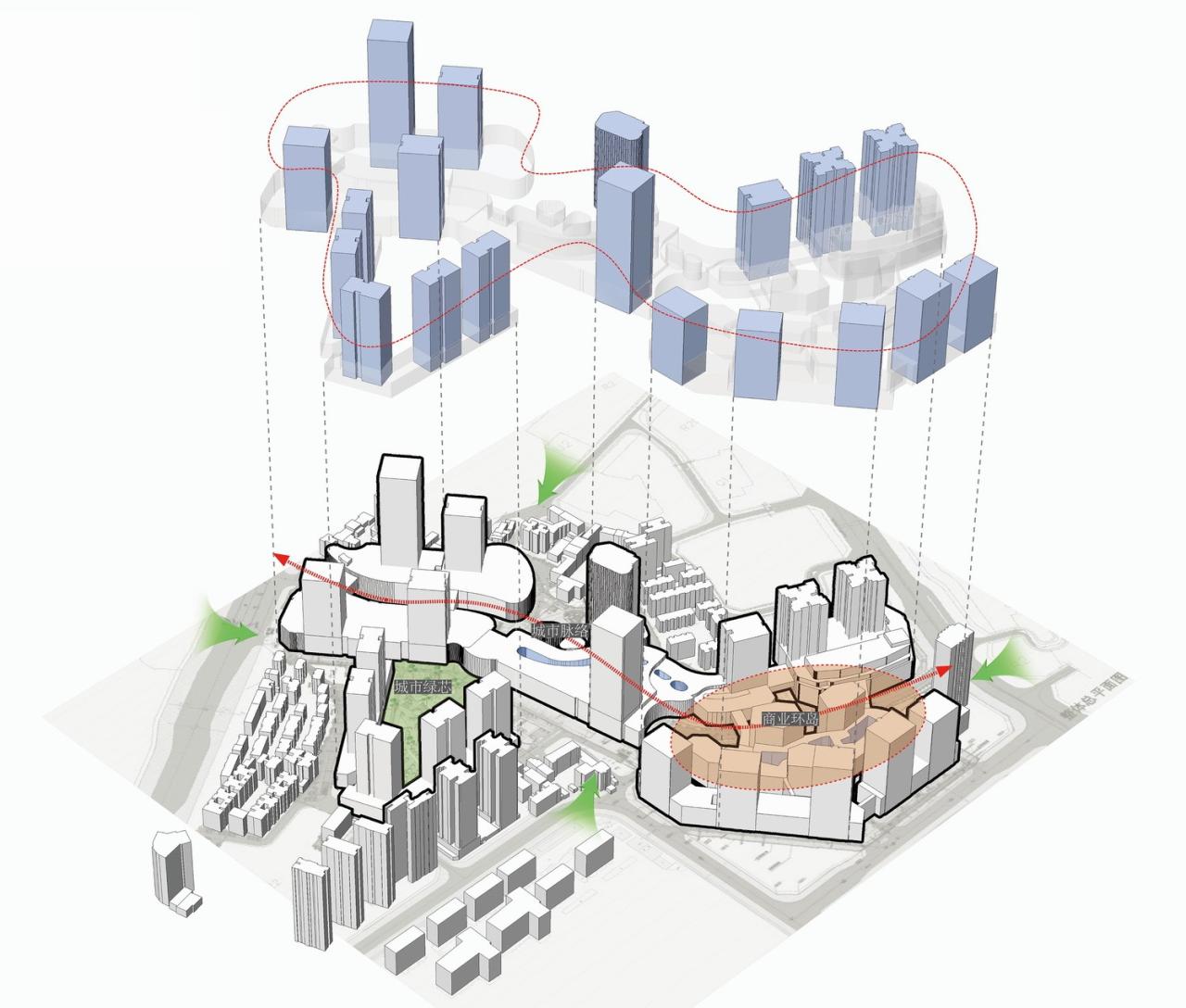 BIM建筑|十年筑造，一座天街一座城：重庆龙湖时代天街E馆 / 成执设计