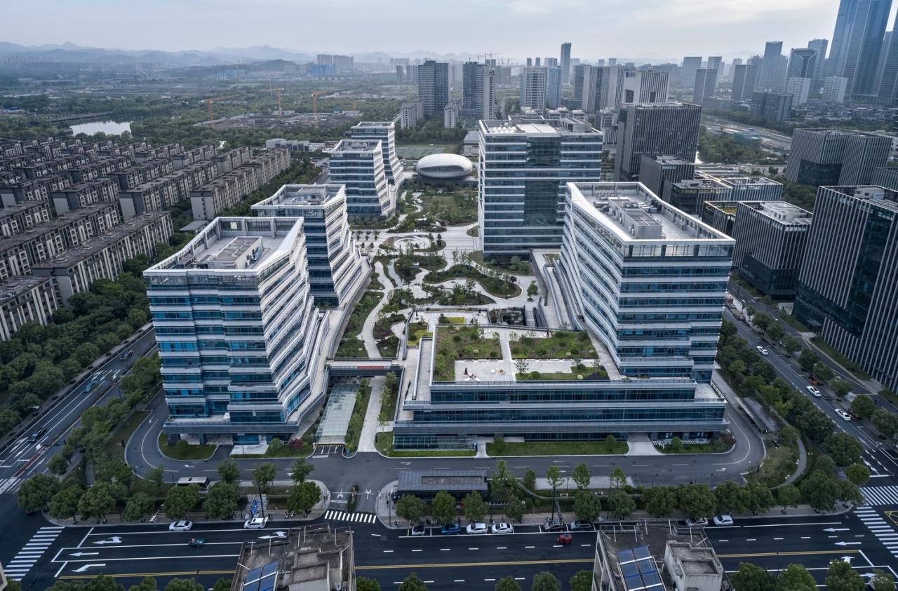 BIM建筑|科创办公：中电海康集团总部 / 中国联合工程有限公司