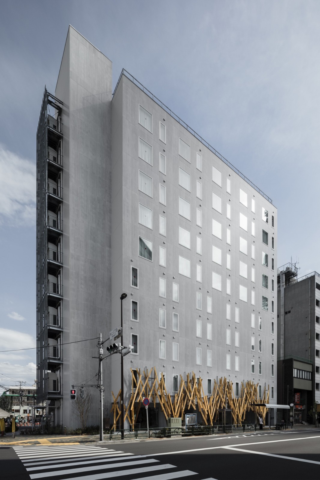 BIM建筑|ONE@东京酒店 / 隈研吾建筑都市设计事务所