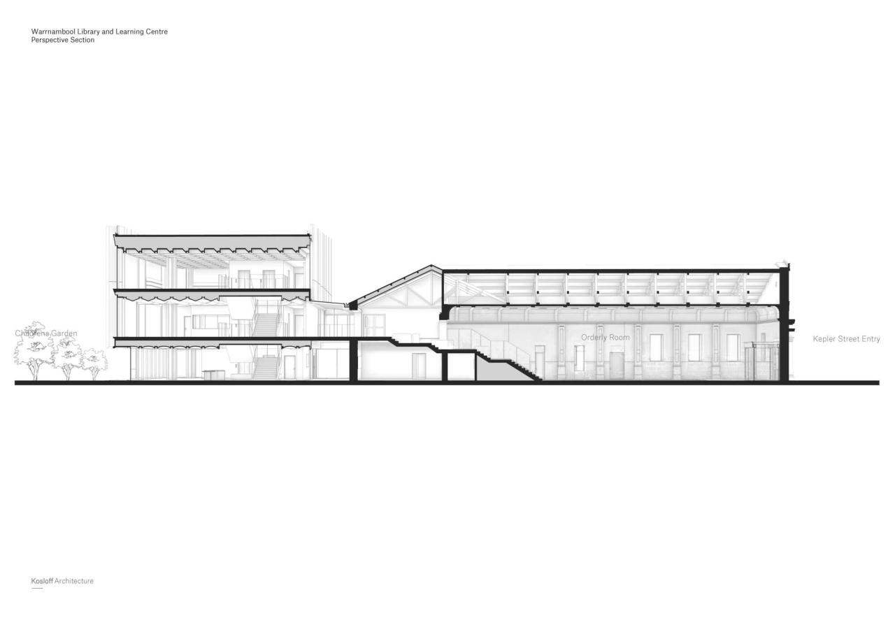 BIM建筑|瓦南布尔图书馆与学习中心 / Kosloff Architecture