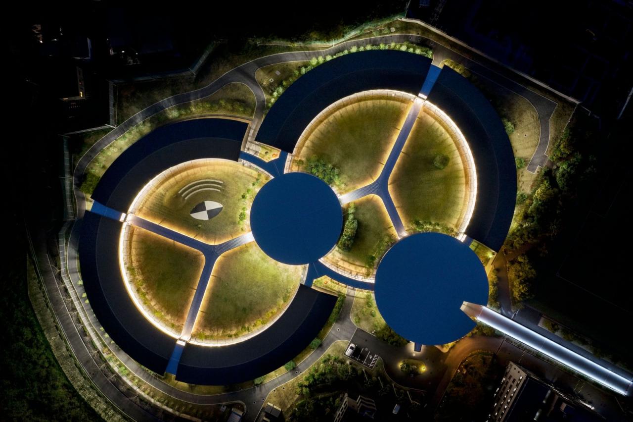 BIM建筑|爱光学园 / 大成建设