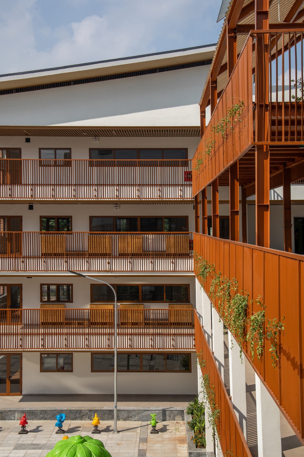 BIM建筑|Dich Vong Hau 幼儿园 / Sunjin Vietnam Joinventure Company