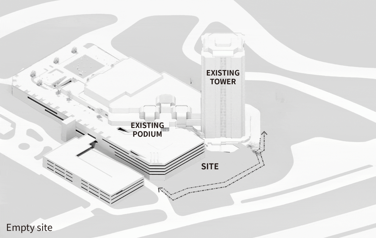 BIM建筑|洛杉矶环球影城希尔顿酒店扩建 / 朱培栋-line+建筑事务所
