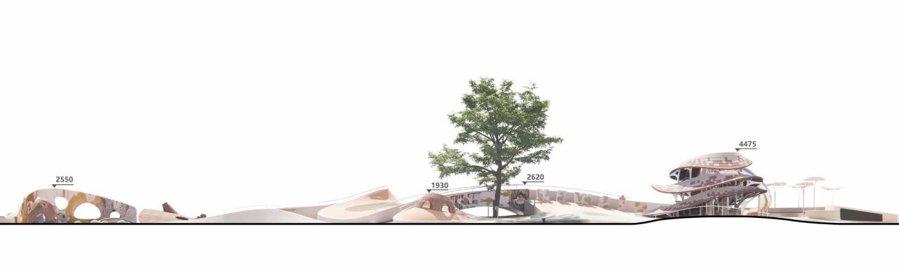 BIM建筑|丛林星球 · 回归自然大地的儿童空间 / 喜随设计