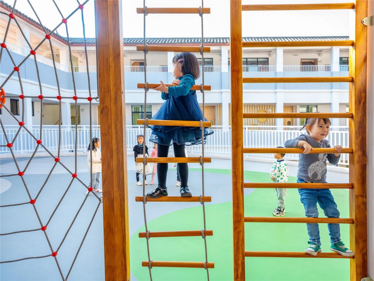 BIM建筑|校园更新之“藏宝盒”重生记：云南玉溪悦畔田园幼儿园 / 上海思序建筑规划设计有限公司