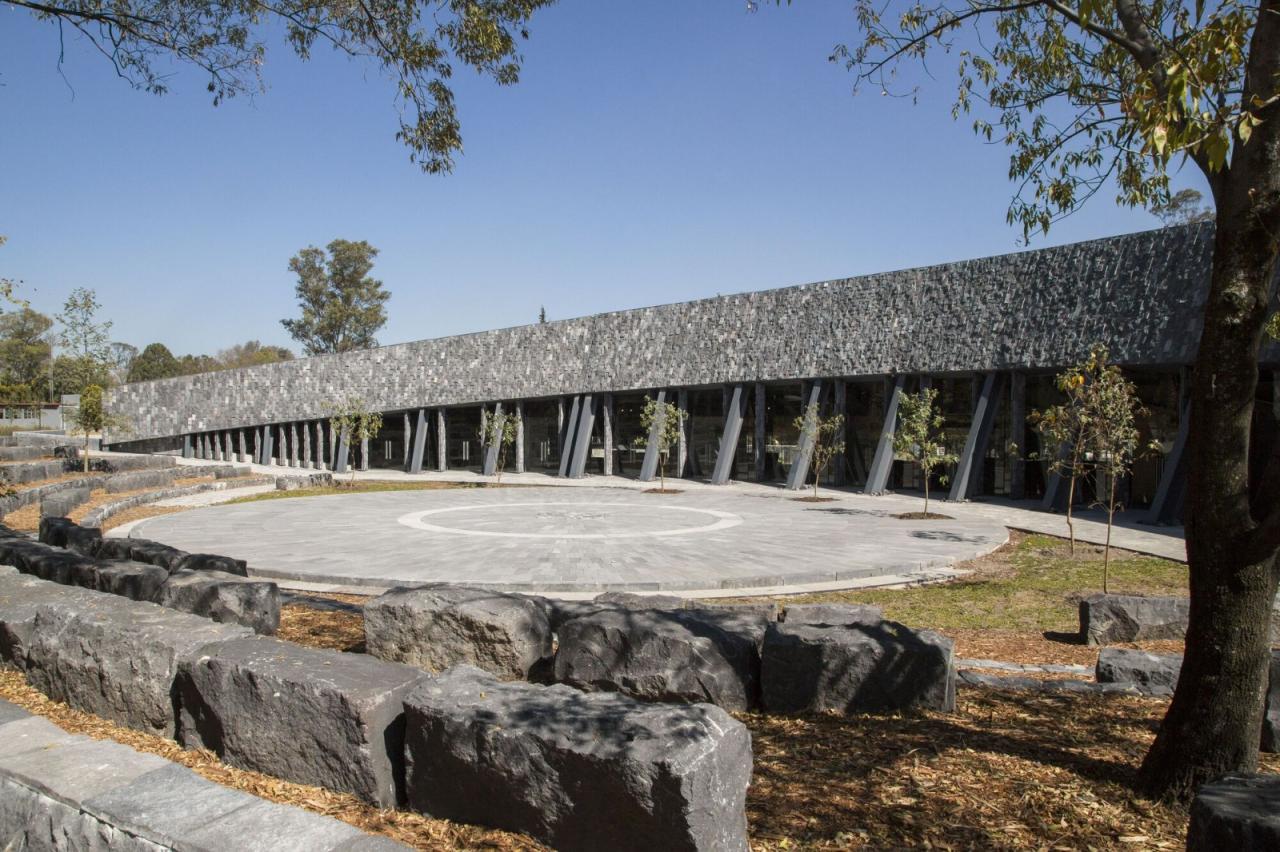 BIM建筑|覆盖在大地上，查普尔特佩克环境文化中心 / ERREqERRE Arquitectura y Urbanismo + Taller ID