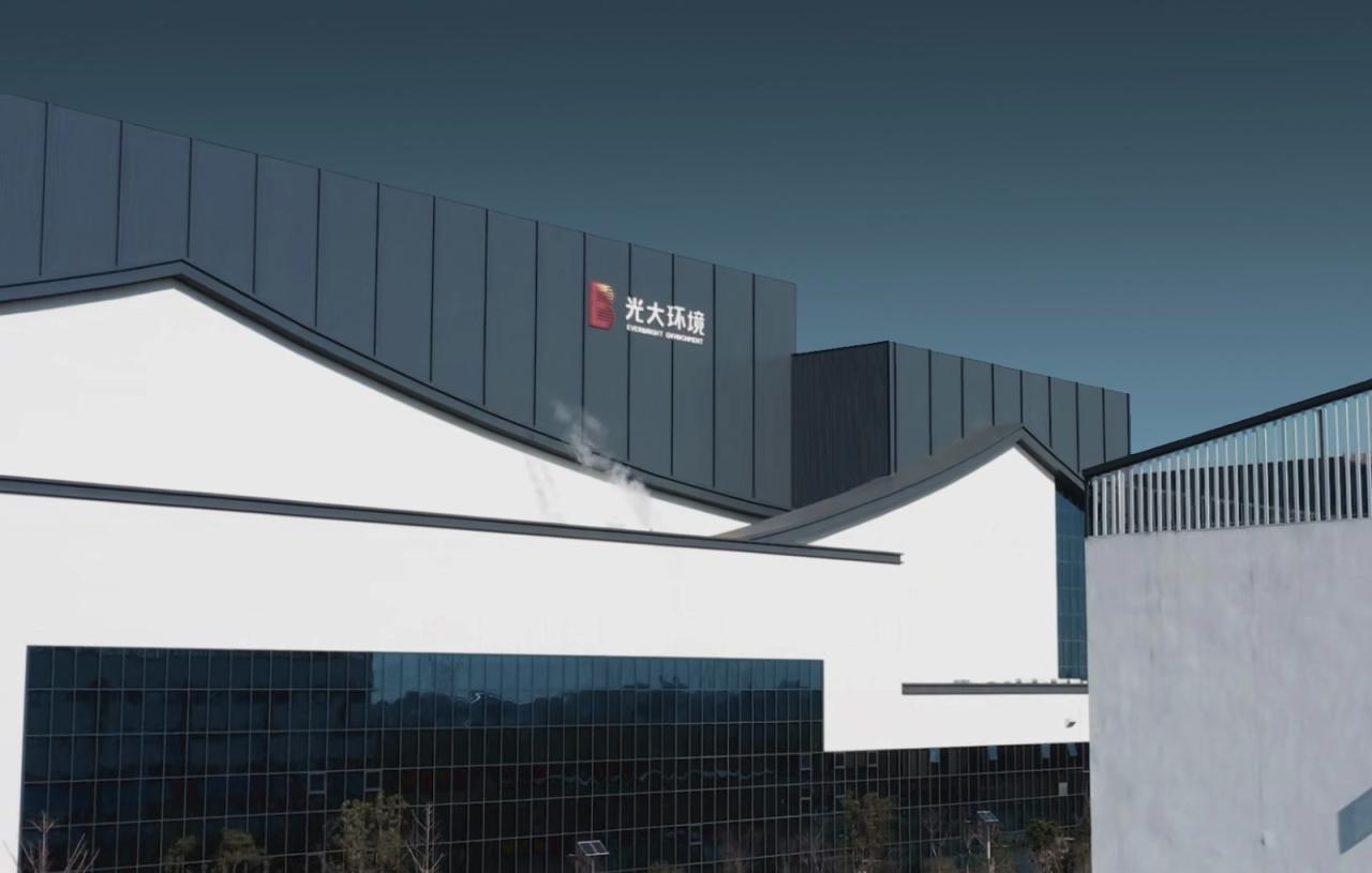 BIM建筑|锡东生活垃圾焚烧发电厂外立面改造 / 广州华科工程技术有限公司