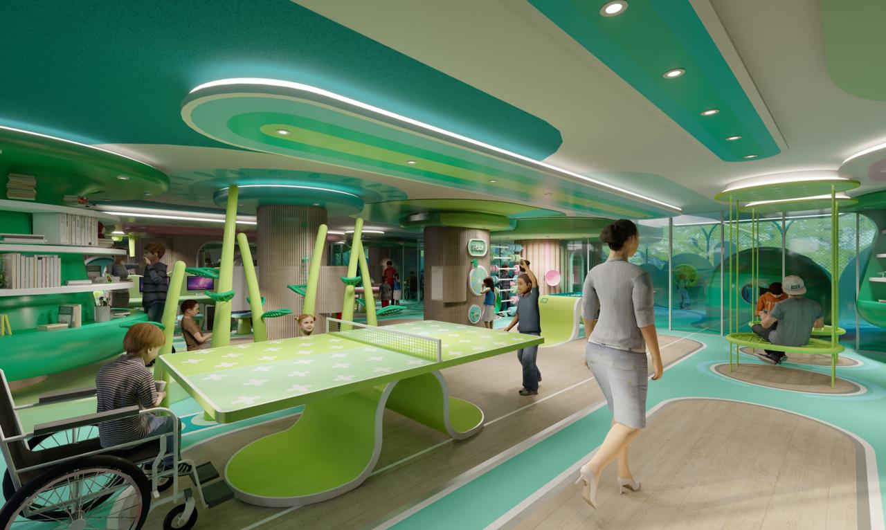 BIM建筑|癌症儿童的魔法谷 / 佰筑设计