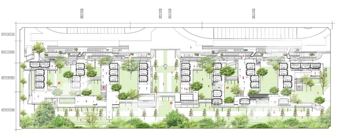 BIM建筑|湾区重点学校方案设计：佛山一中顺德学校 / AG汇创