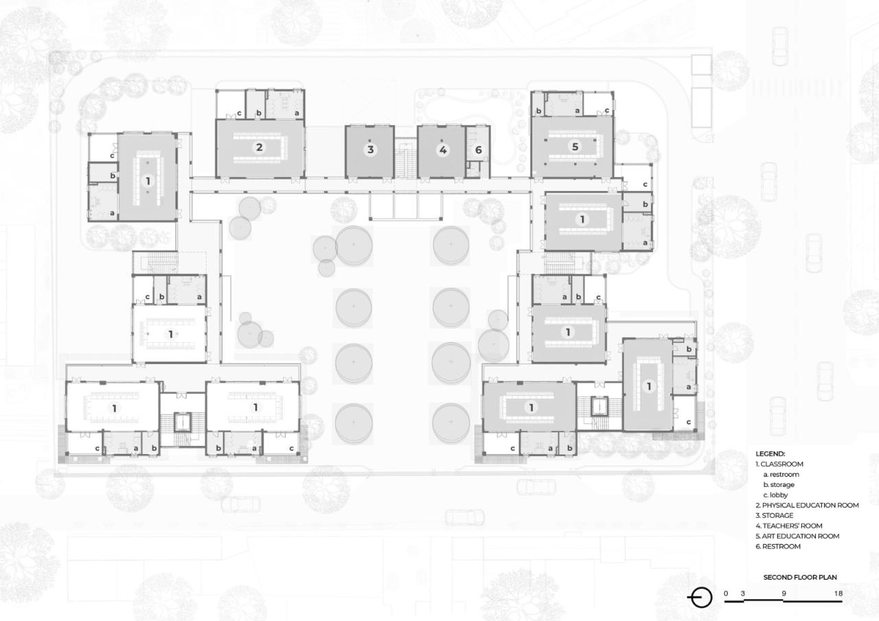 BIM建筑|Dich Vong Hau 幼儿园 / Sunjin Vietnam Joinventure Company