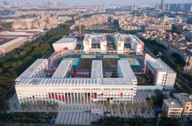 BIM建筑|南海桂城金桂高中 / 竖梁社-BIM建筑网