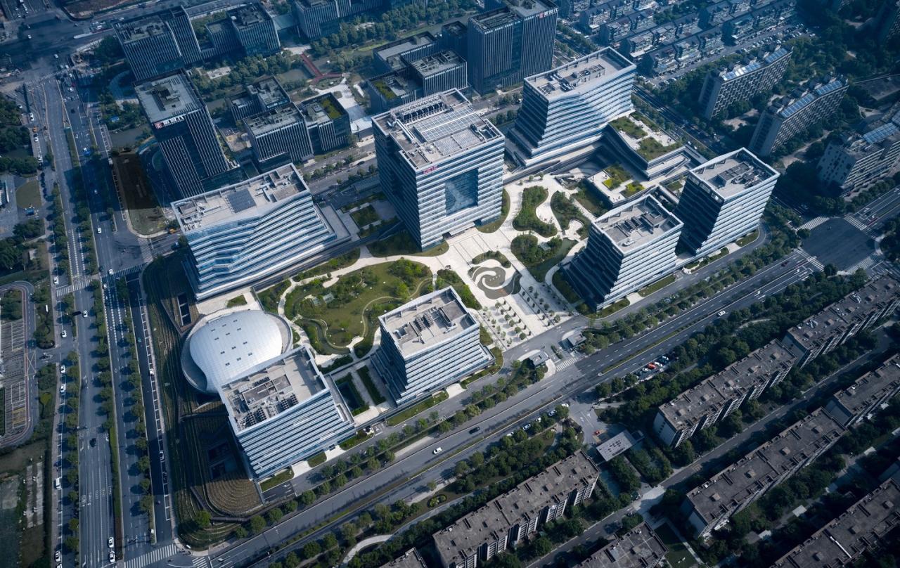 BIM建筑|科创办公：中电海康集团总部 / 中国联合工程有限公司