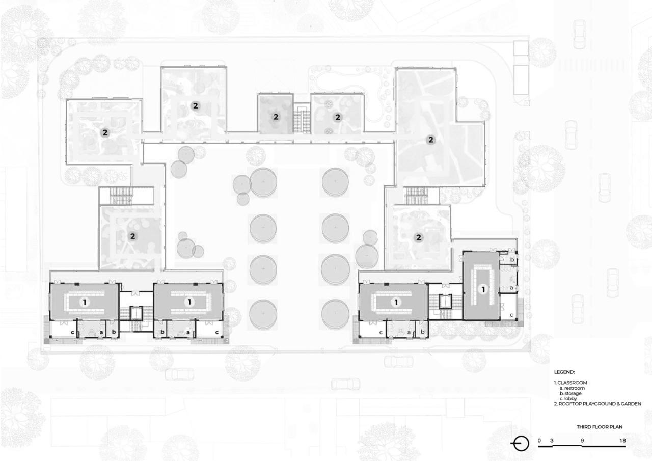 BIM建筑|Dich Vong Hau 幼儿园 / Sunjin Vietnam Joinventure Company