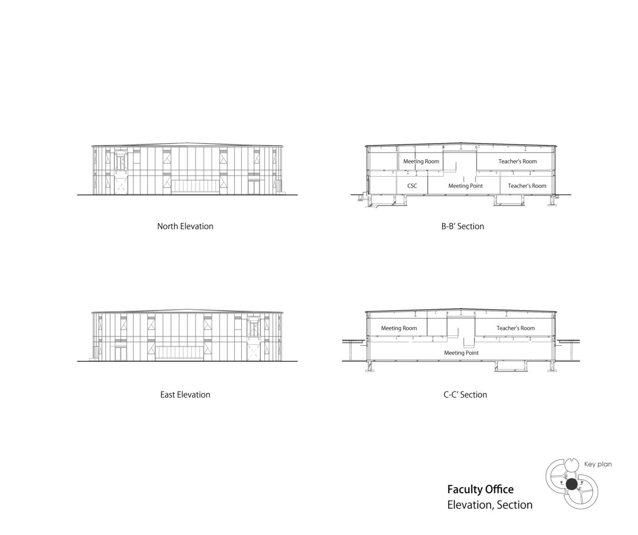 BIM建筑|爱光学园 / 大成建设