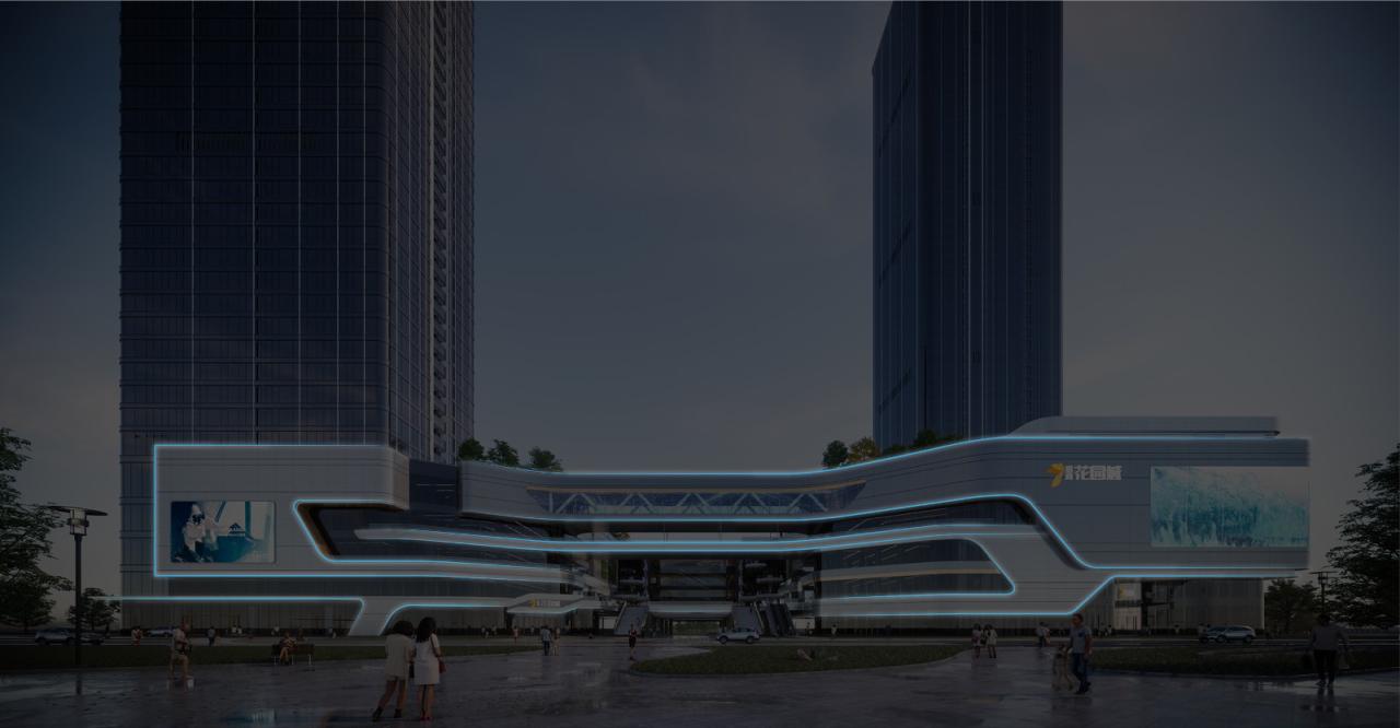 BIM建筑|长沙招商梅溪湖花园城方案首发：【二十四时·森活童行】科技生态有氧MALL / 三益中国