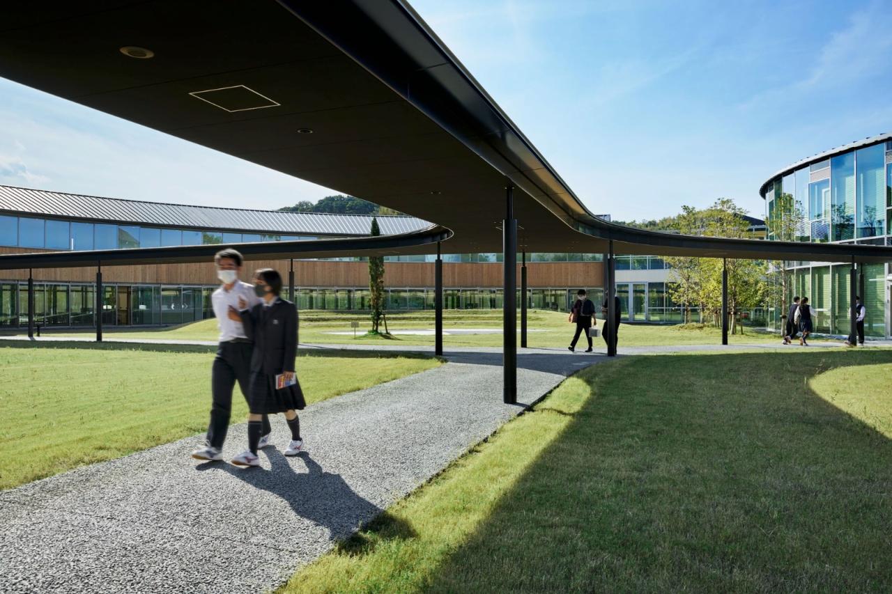 BIM建筑|爱光学园 / 大成建设