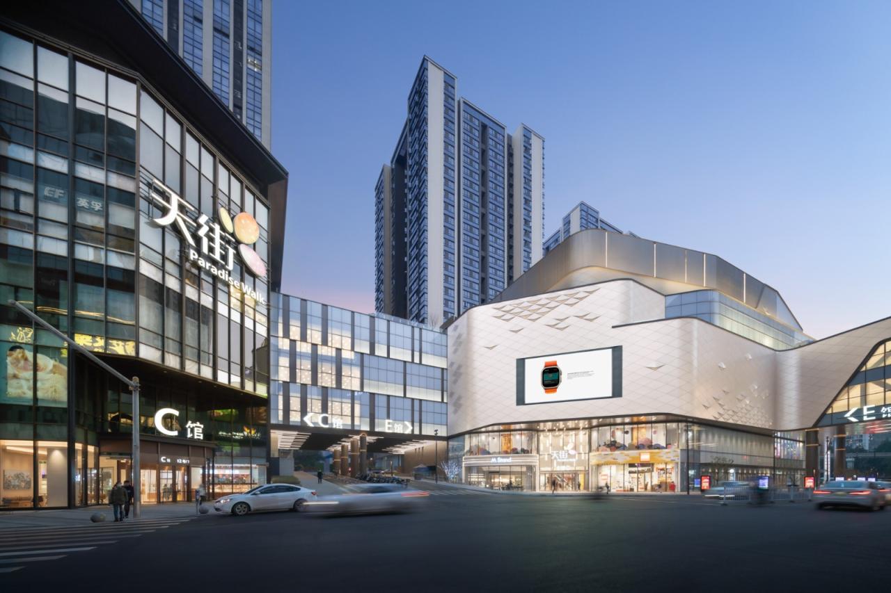 BIM建筑|十年筑造，一座天街一座城：重庆龙湖时代天街E馆 / 成执设计