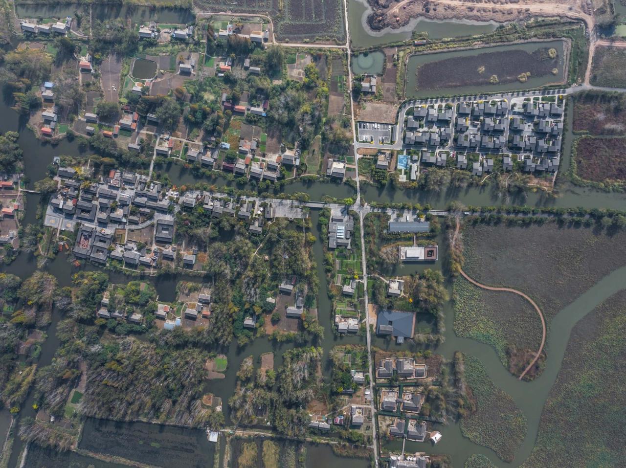 BIM建筑|阜宁县益林镇穆沟村新型社区 / 南大设计院周凌工作室