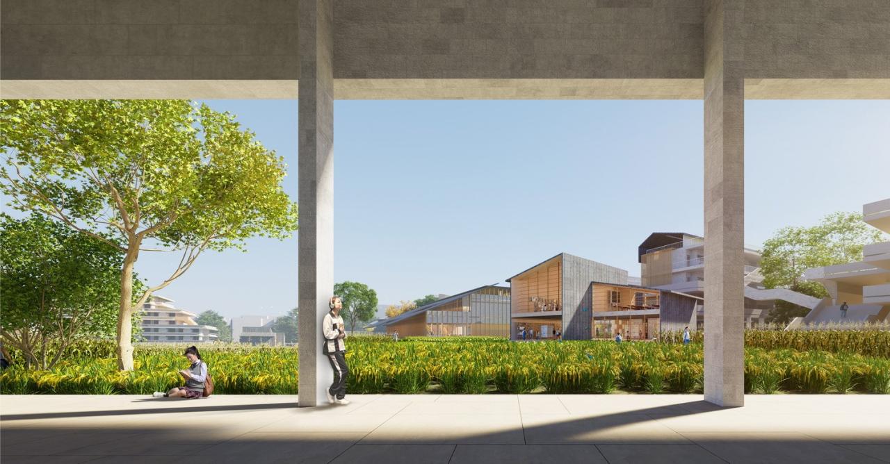 BIM建筑|湾区重点学校方案设计：佛山一中顺德学校 / AG汇创