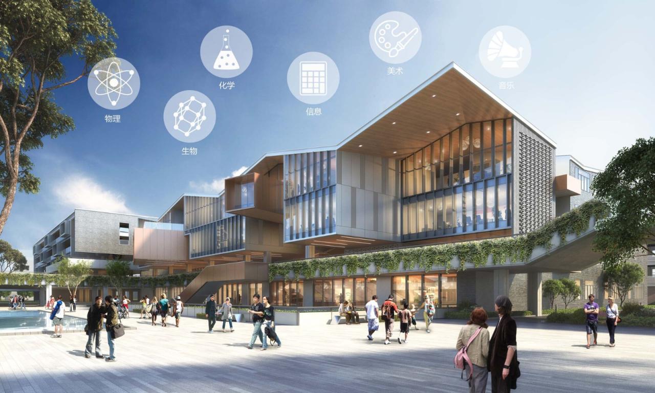 BIM建筑|南京中华中学雨花校区 / 东南大学建筑设计研究院